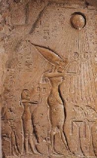 Akhenaton -- Nefertiti and One of Their Daughters (Kathleen Jenks)