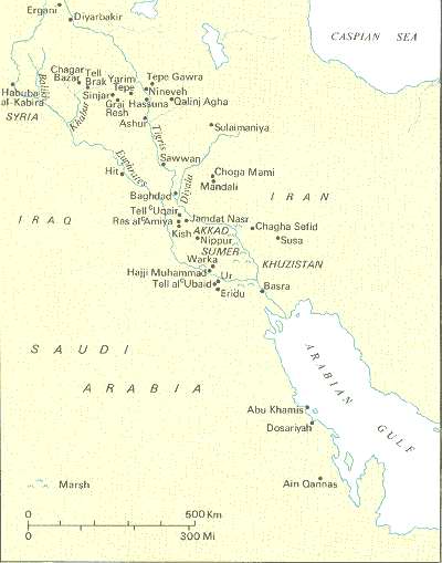 Map Mesopotamia