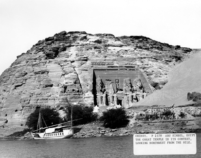 Abu Simbel -- Photo From The 1905-6 University of Chicago Egyptian Expedition -- The Temple of Ramesses II