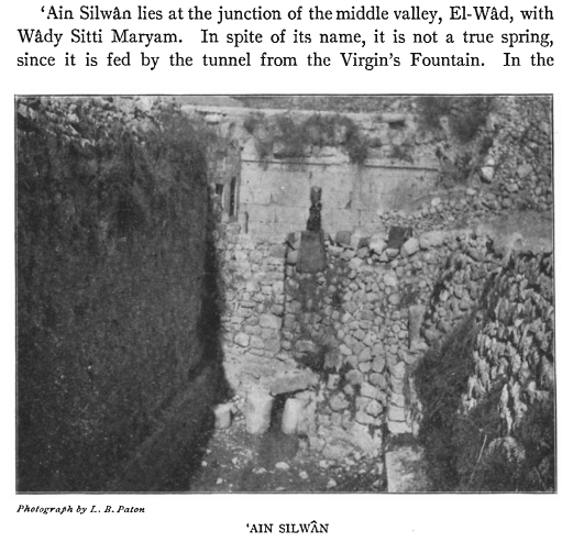 Jerusalem in Bible Times</a>: III The Springs and Pools of Ancient Jerusalem