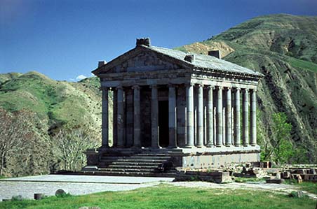 Ancient Roman Pagan Temple of Garni Near Yerevan (Capital of Armenia)