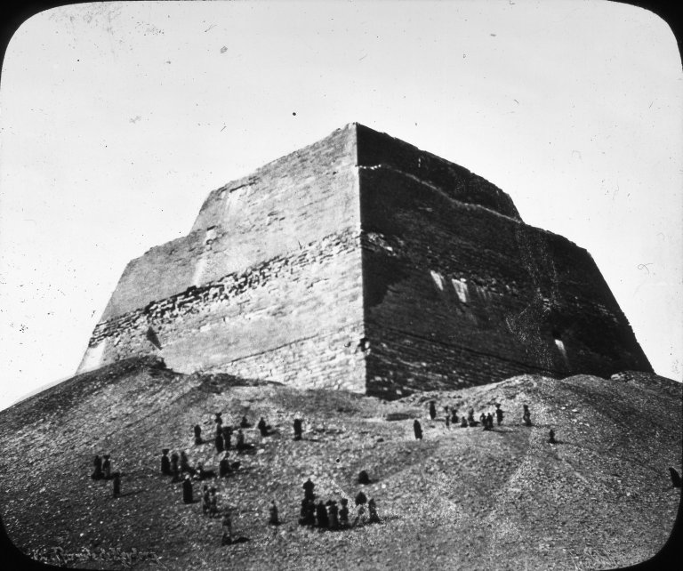 Step Pyramid: Brooklyn Museum Archives -- Lantern Slide Collection