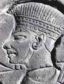 Philistine Head Dress from Medinet Habu