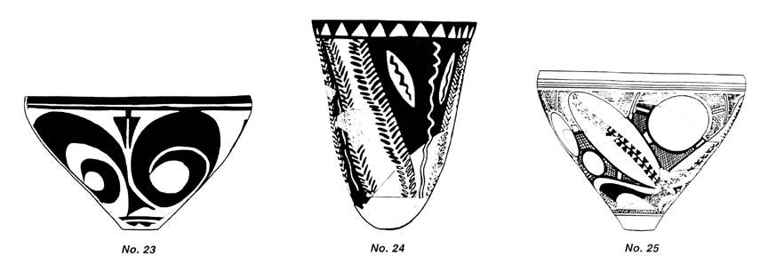 IRANIAN POTTERY IN THE ORIENTAL INSTITUTE: Ceramic pieces Numbers 23-25 from Tall-e Bakun